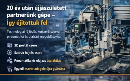 20 év után újjászületett partnerünk gépe - Így újítottuk fel